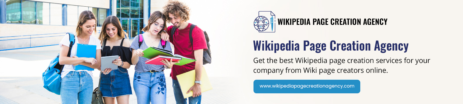 wikipedia page creation agency