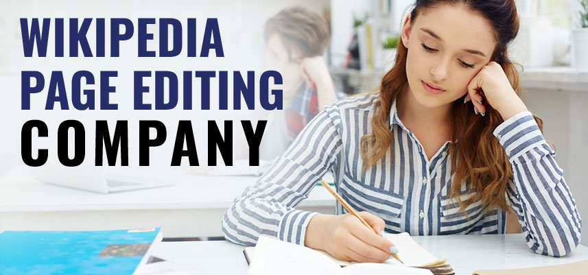Wikipedia Page Editing Company
